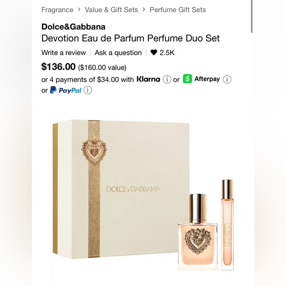 🩷🩷Dolce & Gabbana Gold Fragrance Duo🩷🩷 - Picture 11 of 13